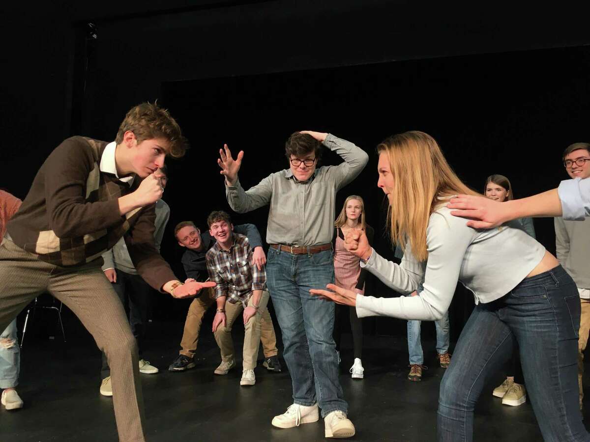 Freeplay, presented Jan. 17-18, 2020, in Wilton High School's Little Theater, will feature students Brennen Smith, Devin Moran, and Peyton Matik.