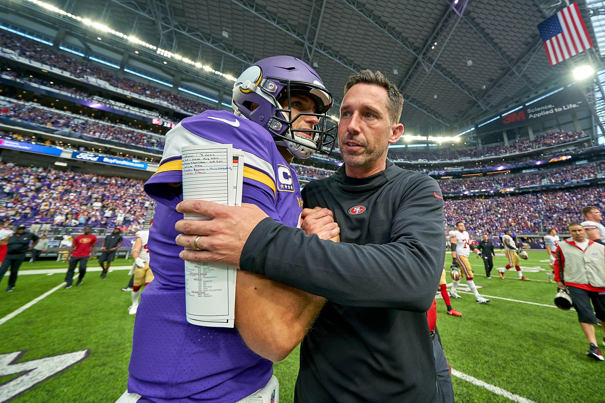 Former comrades now playoff rivals as 49ers, Vikings clash