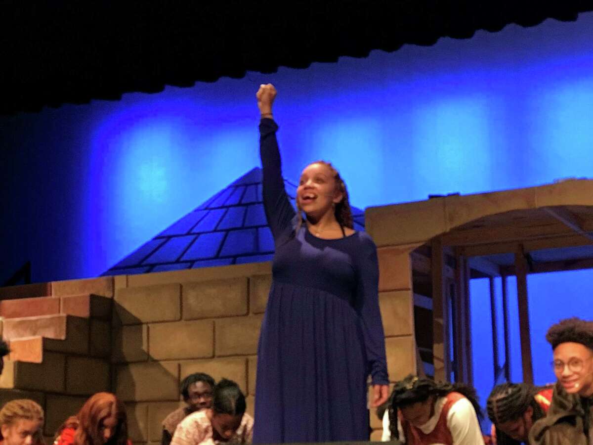 Tommy Tunes award nominee Makaila Heath portrays Aida in The Lion Players Theatre Company “Aida” by Elton John and Tim Rice, opening at Spring High School on Jan. 16, 2020.