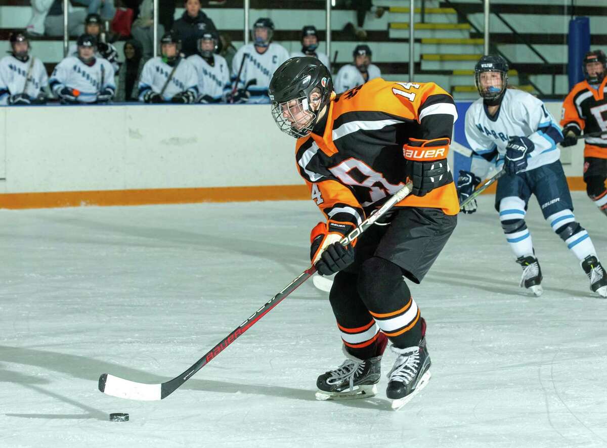 Aubrey White and the Ridgefield girls hockey team are 3-5 at the midpoint of the regular season.