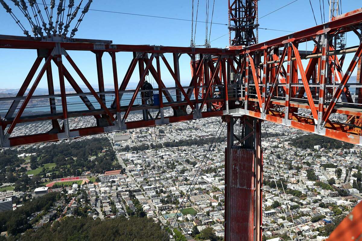 Sutro Tower in San Francisco, Calif. on Monday, July 9, 2018.