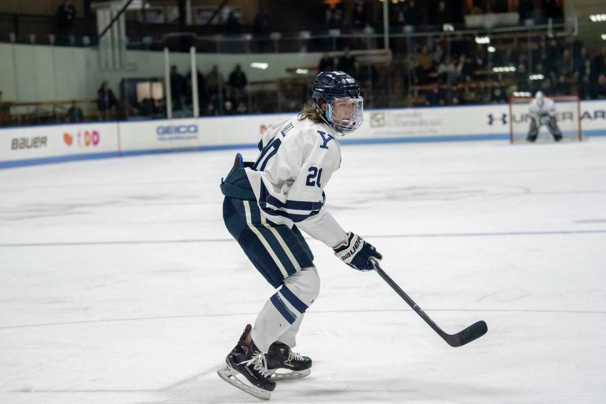 Yale's Curtis Hall had back to back 2-goal games over the weekend