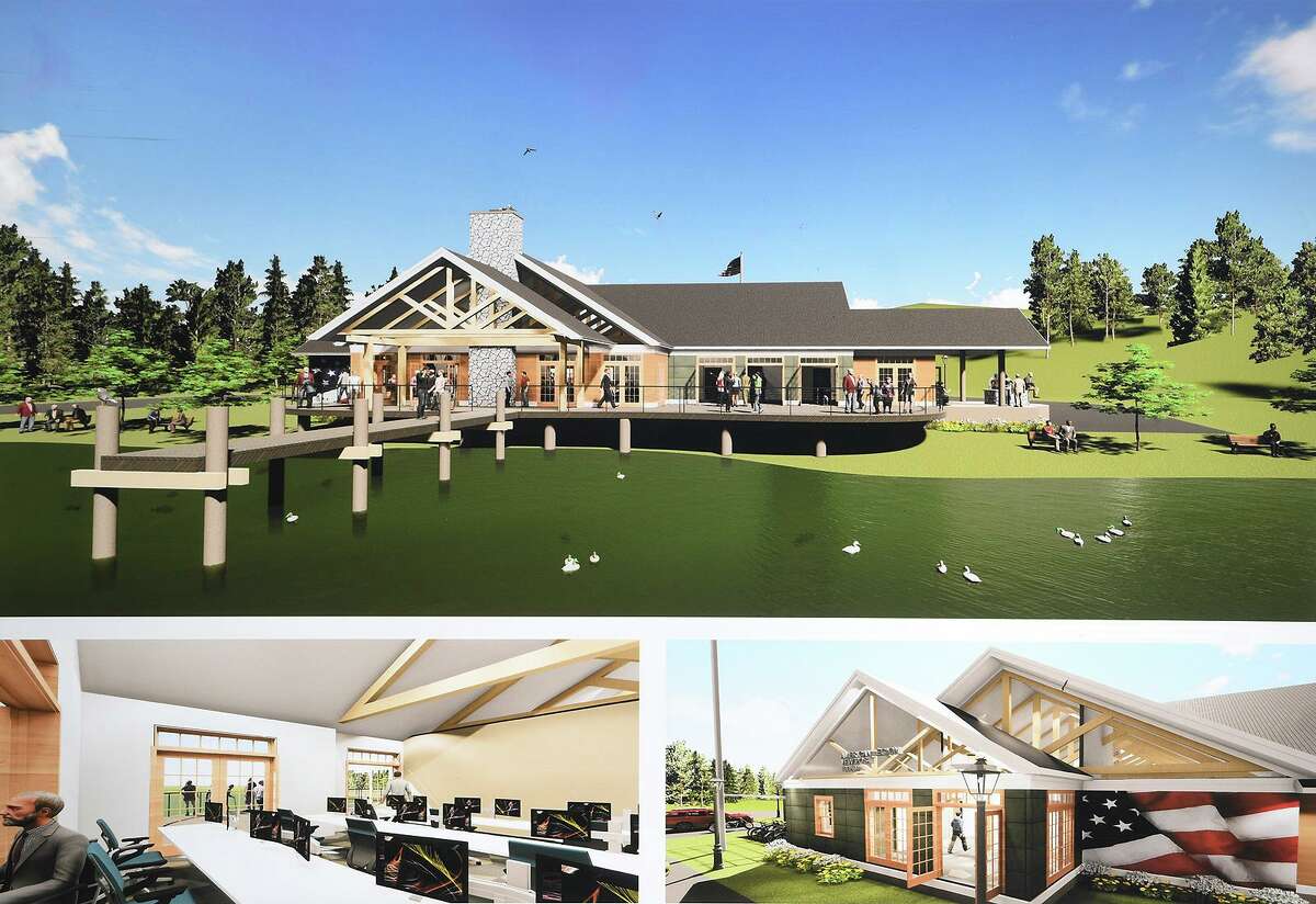 Artist renderings of the new home of the Trumbull VFW/American Legion planned for construction at 1 Veterans Circle in Trumbull, Conn.