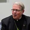 Albany Diocese Bishop Edward Scharfenberger is interviewed at the Catholic Diocese headquarters on Tuesday, Jan. 7, 2020 in Albany, N.Y. (Lori Van Buren/Times Union)