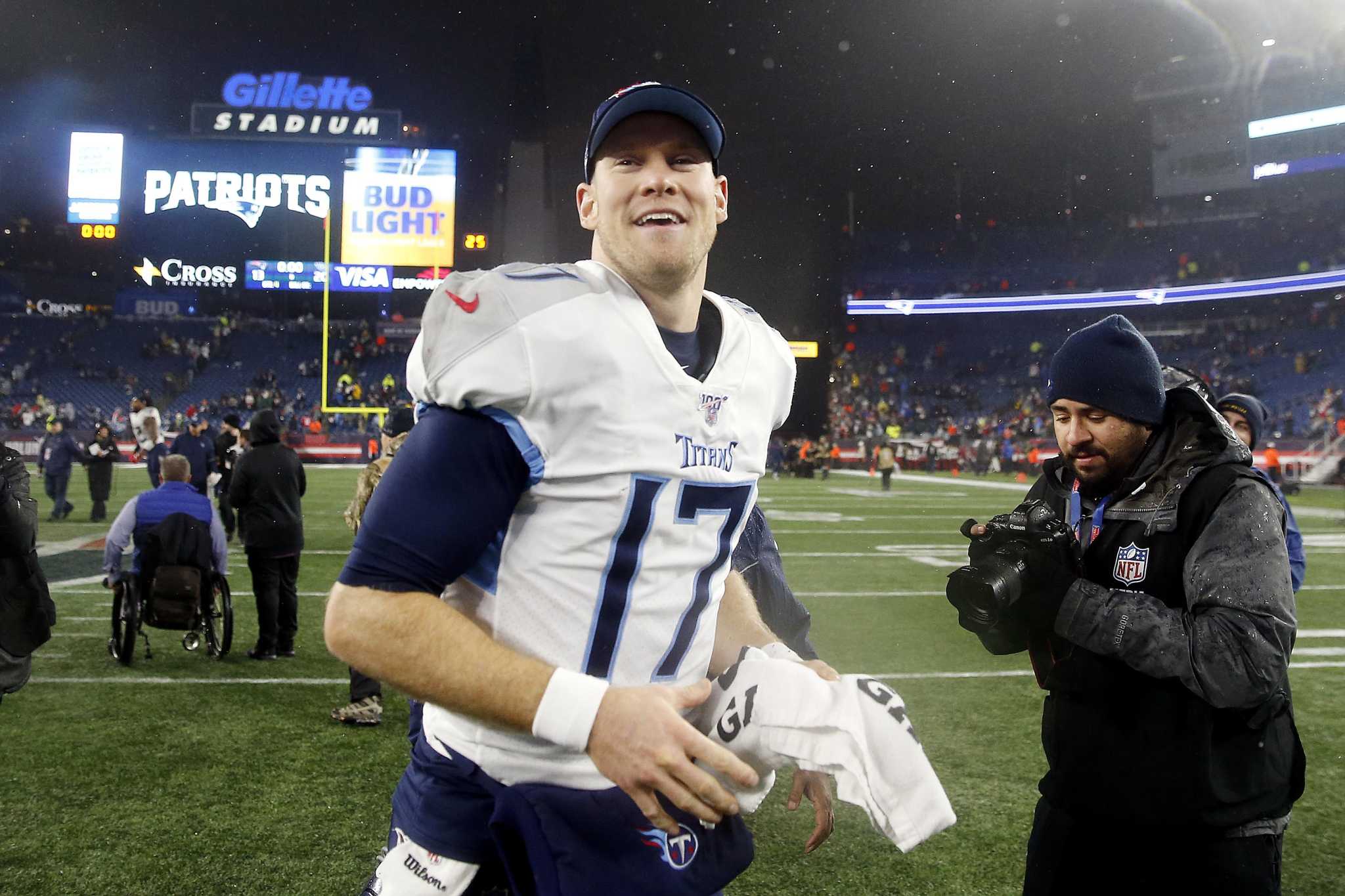 Titans QB Ryan Tannehill Preparing to Play in First Playoff Game on  Saturday vs Patriots