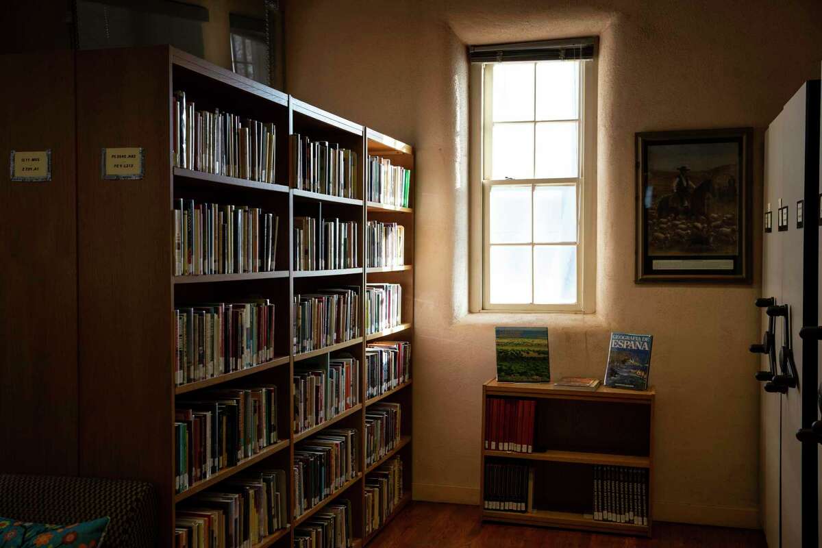 Inside the library and genealogy center at the National Hispanic Cultural Center in Albuquerque, NM