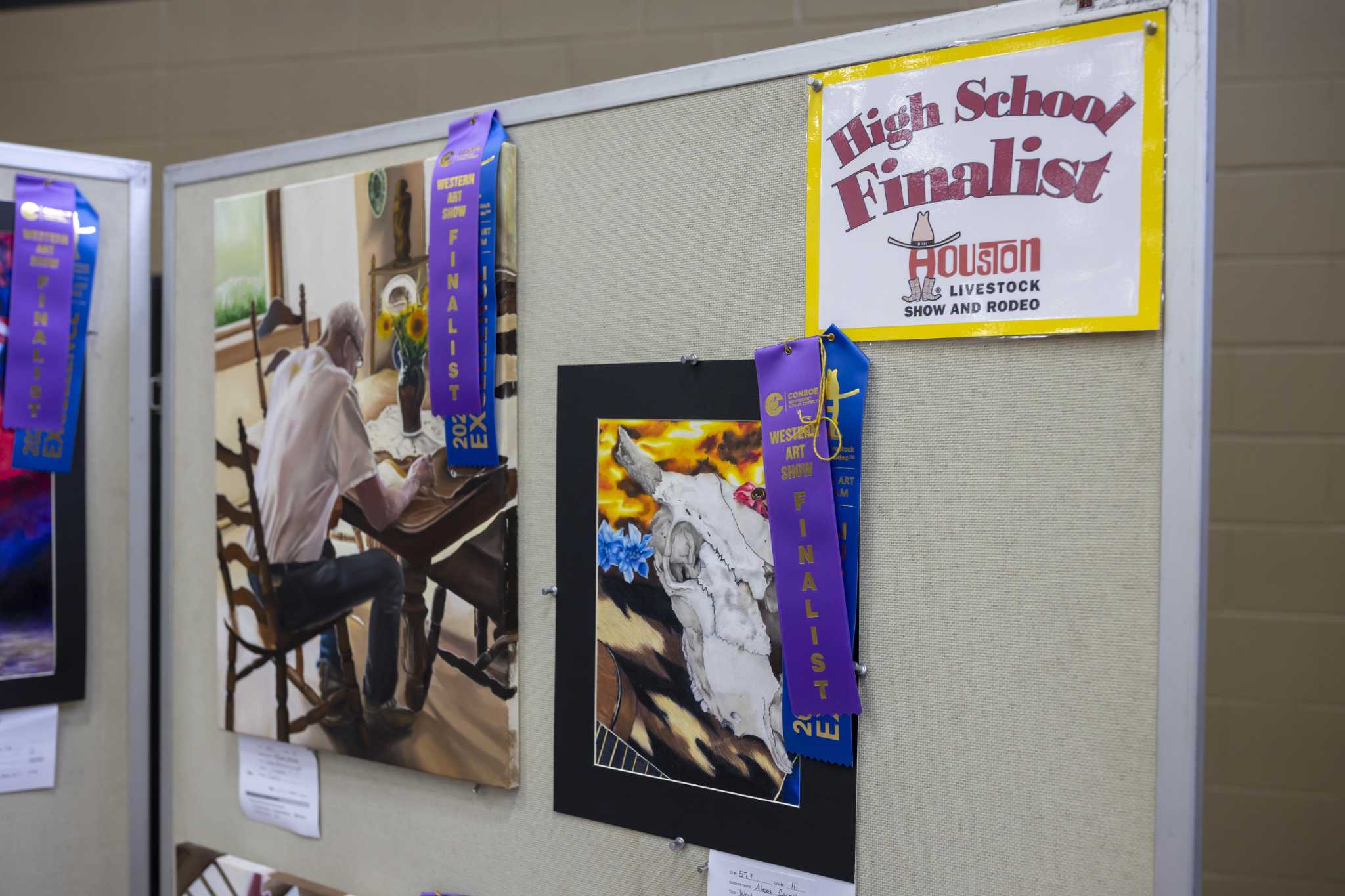 Conroe ISD’s Western Art Show surprises young sisters
