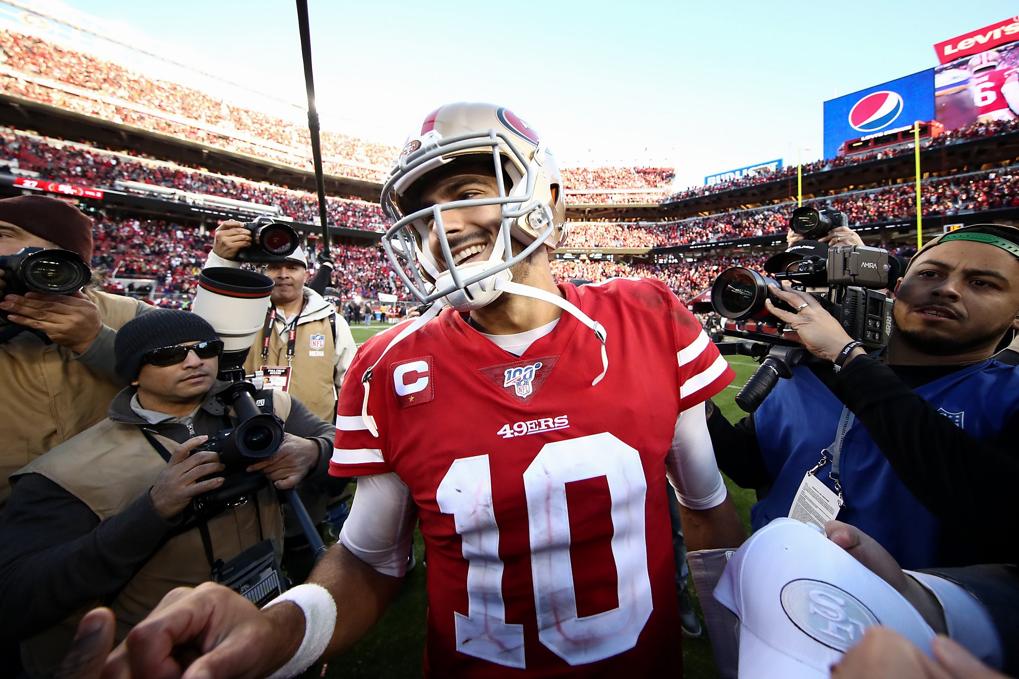 VIDEO: Jimmy Garoppolo Delivered a Pancake Block