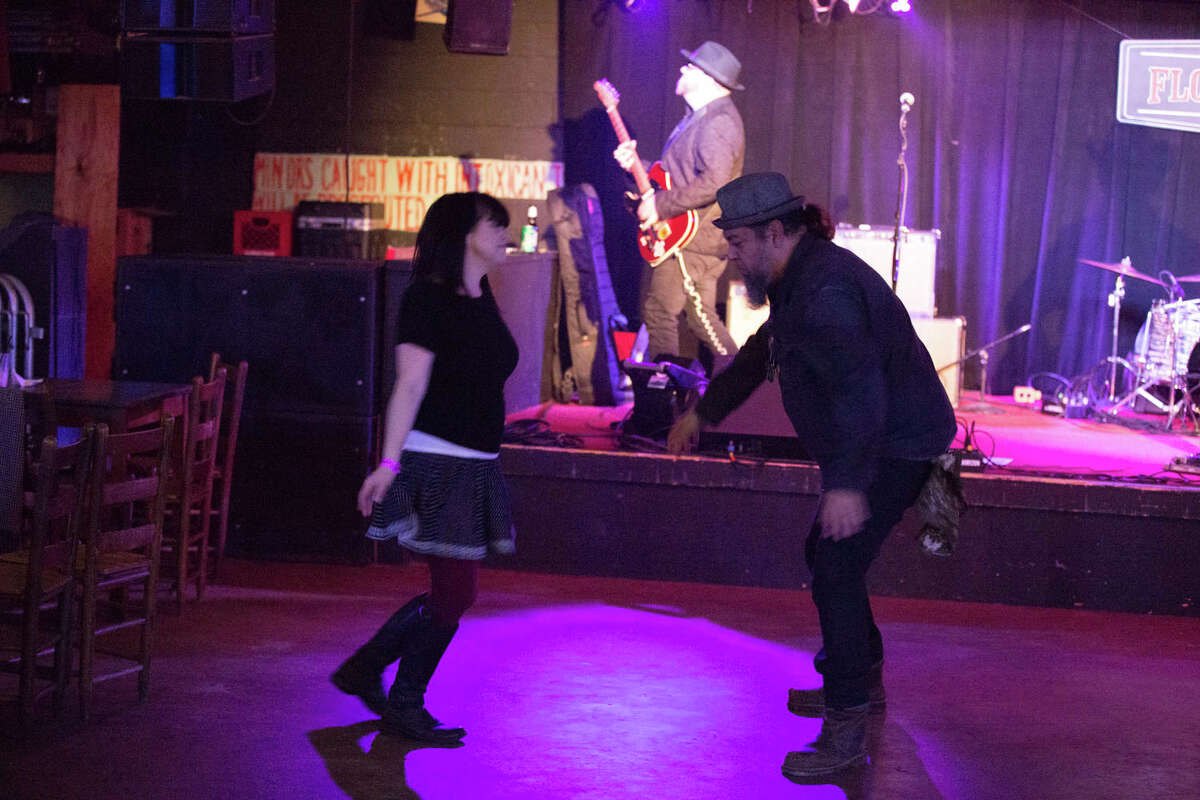Local rockabilly and country musicians, Two Tons of Steel, got 2020 off to a hopping good time at John T. Floore's Country Store Friday, Jan. 11, 2020.