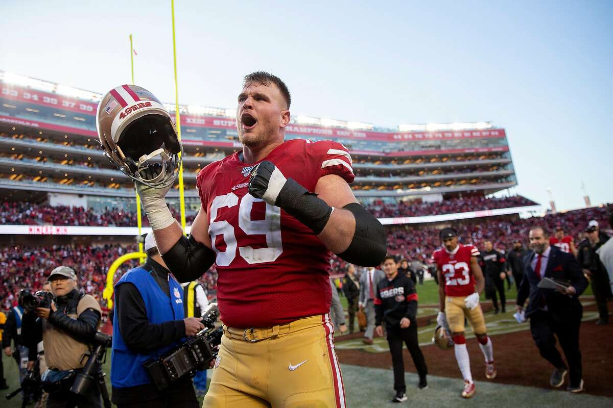 49ers' Staley praises McGlinchey for bouncing back from bad playoff sequence