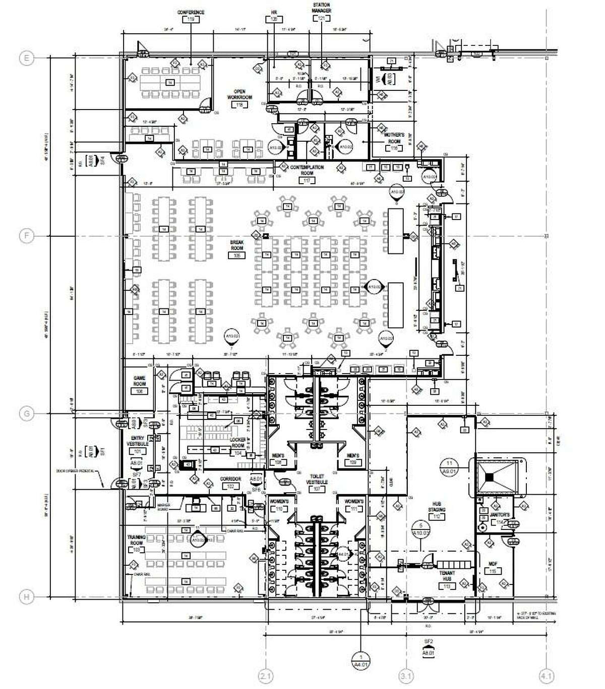 Construction docs detail Stratford Amazon warehouse work