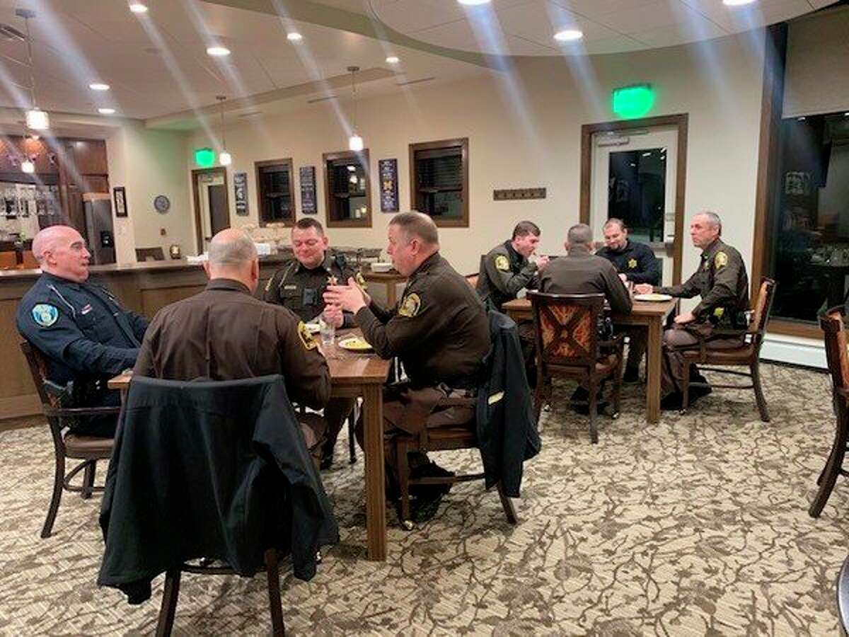 Law enforcement officials recently were honored by a local retirement community. (Photo provided)