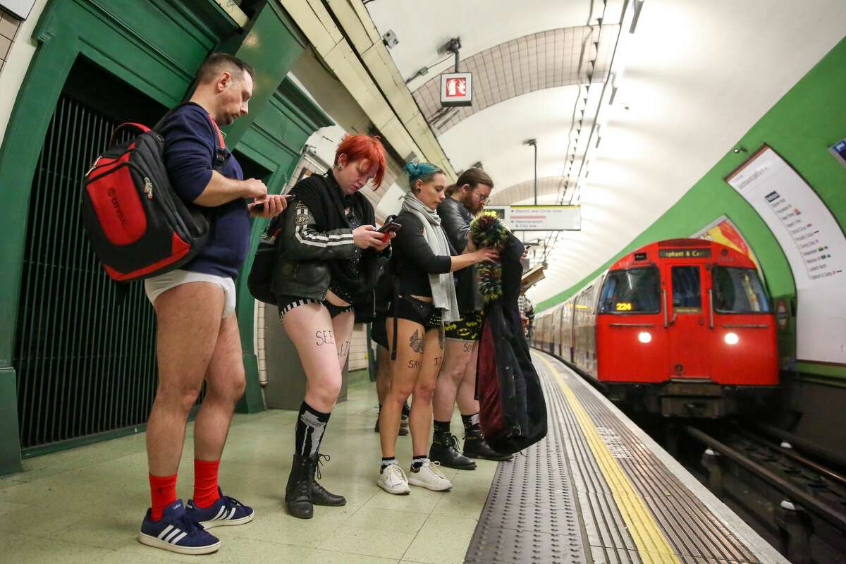 In Photos No Pants Subway Ride Around The World