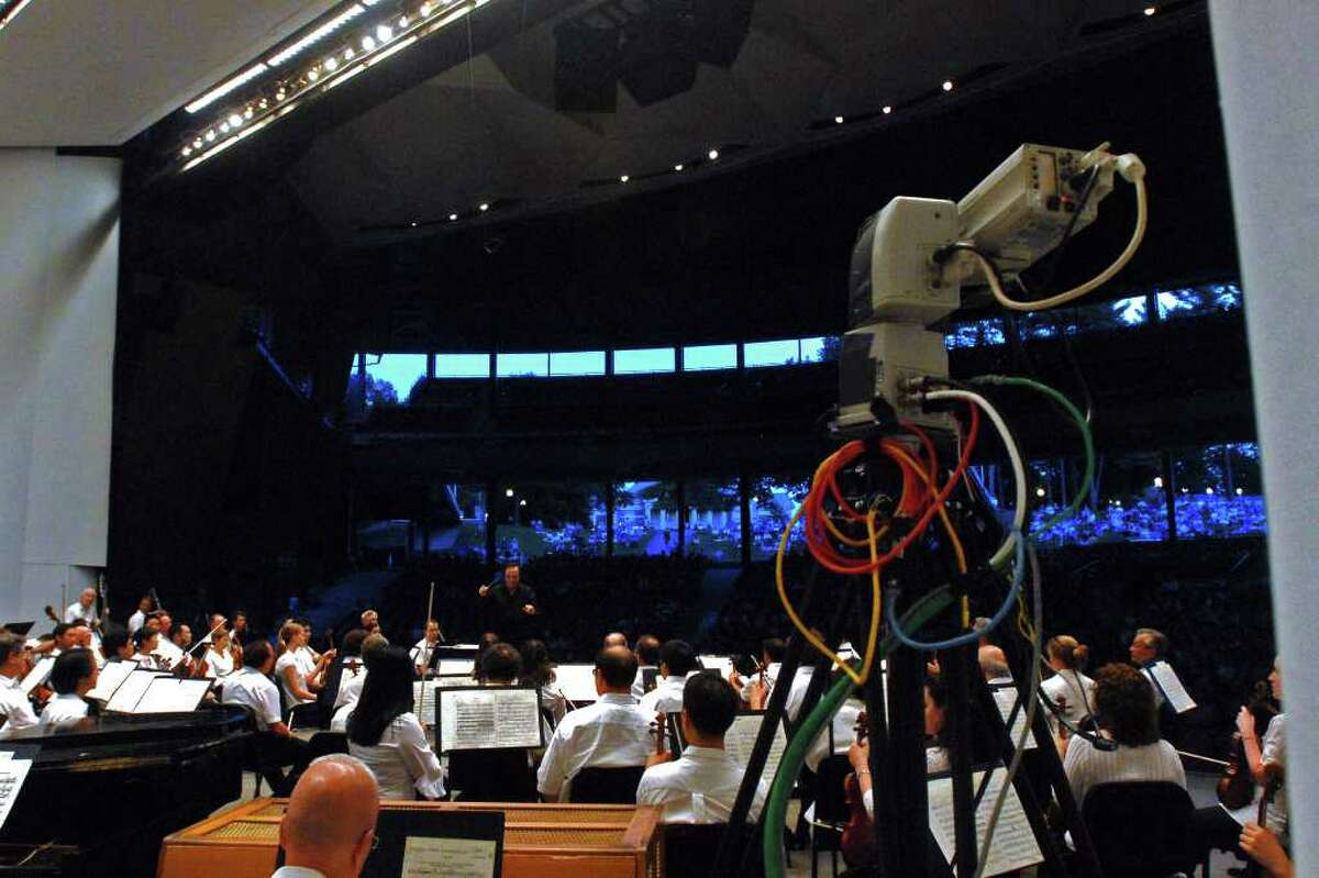 Behind the scenes at SPAC, control room adds images to orchestra's sound