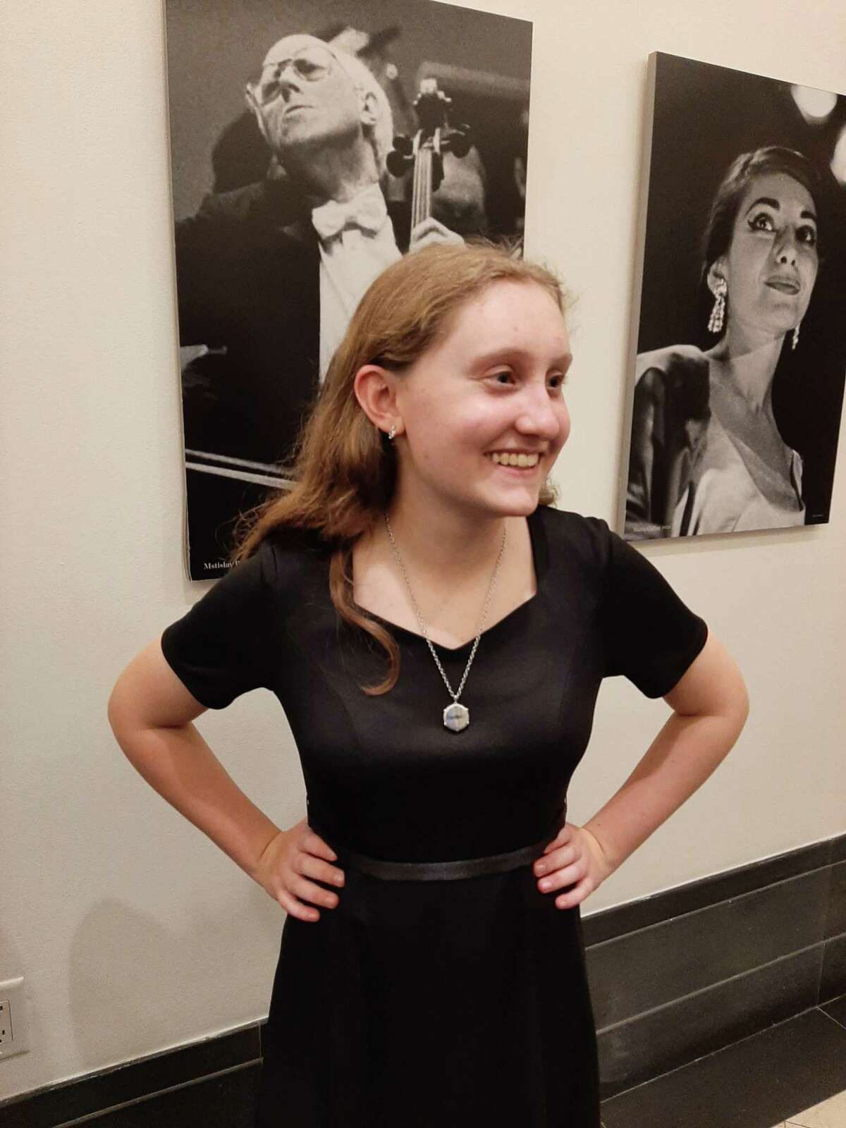 Emily Broad, a Shelton High graduate and freshman at Marist College, recently displayed her percussion skills at Carnegie Hall.