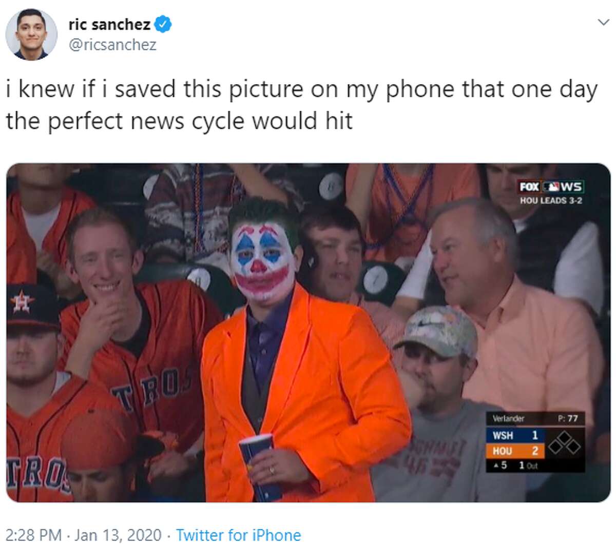 PHOTOS: The best memes from the Astros' housecleaning on Monday Source: Twitter.com/ricsanchez