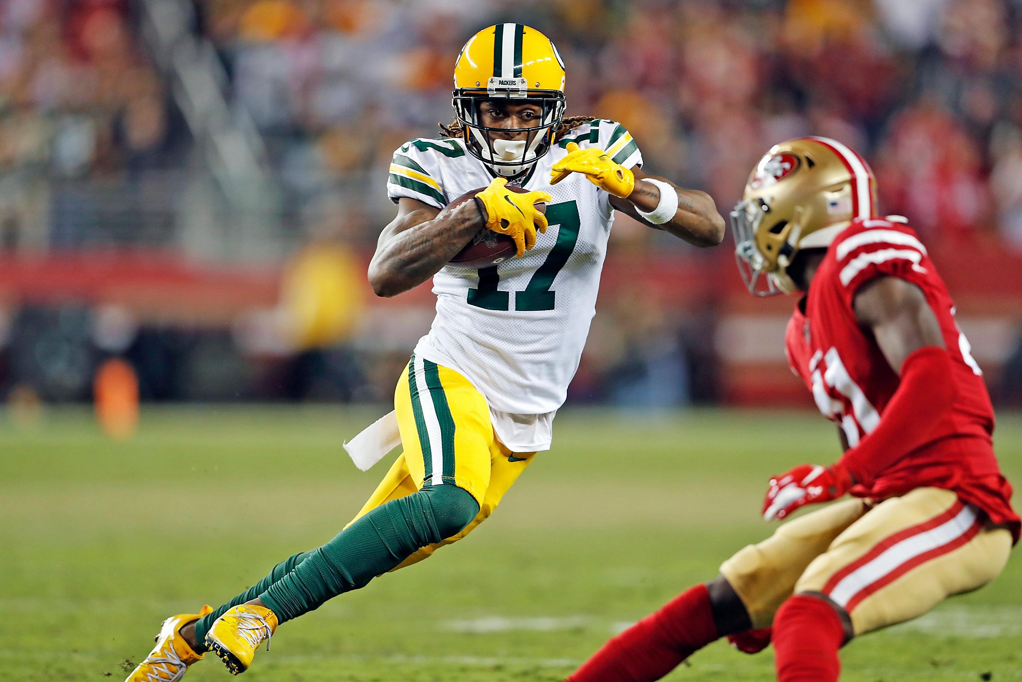 49ers' task vs. Packers: Disrupt the Aaron Rodgers-Davante Adams