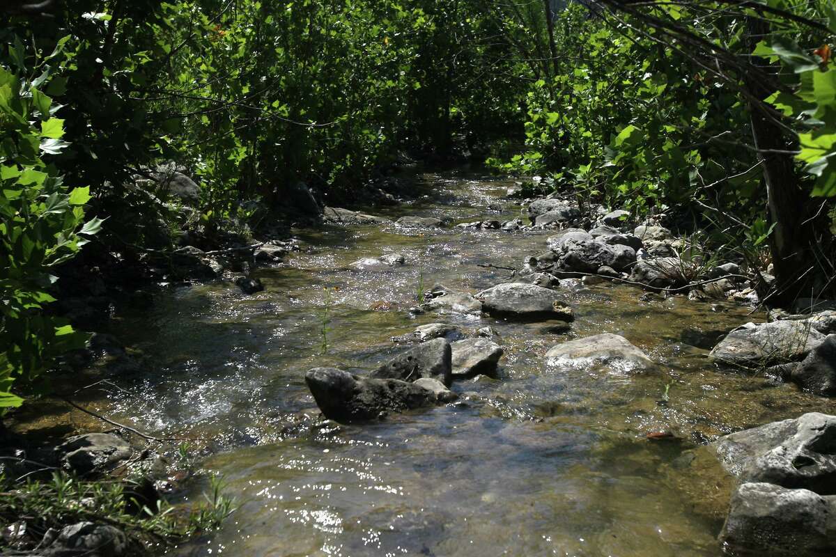 A tributary to Blanco Creek flows through part of the Marneldo Ranch near Sabinal. The ranch is part of the City of San Antonio’s Edwards Aquifer Protection Program.