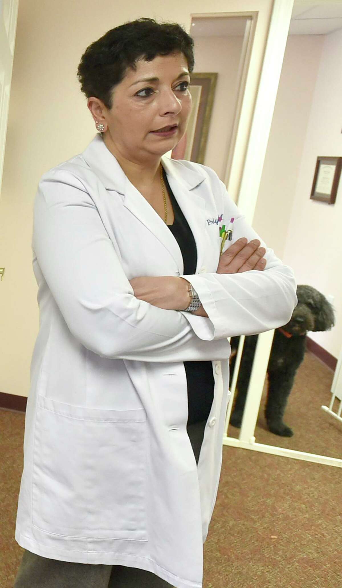 Colchester, Connecticut - Tuesday, January 14, 2020: Dr. PreyaTandon, M.D. in her 7 Park Ave., Colchester office, located 7 doors down in a small business complex from the Family Physical Therapy business owned by Anthony Todt, who may be connected to the 4 people found dead in Celebration, Florida, according to officials. Officials in the southeastern town of Colchester are asking residents to come together after a missing local family was linked to the discovery of the bodies in Celebration, Florida. Anthony Todt, 44, and his wife Megan, 42, have not been in contact with family since Jan. 6, according to several news reports.