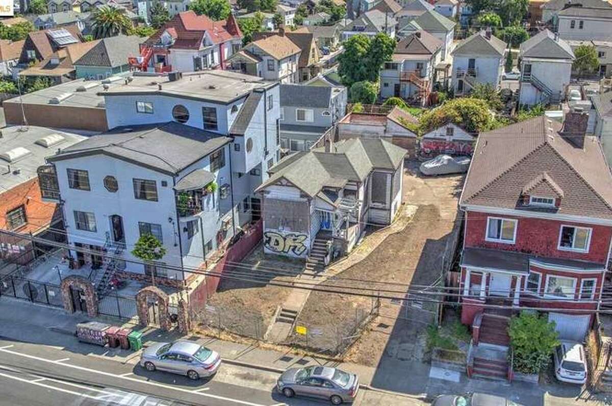 A property at 1818 Adeline in West Oakland includes the opportunity to buy and build: The sale includes a fixer-upper Victorian along with plans to build a five-unit development.