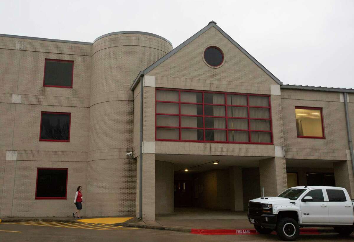 Classes are canceld at Bellaire High School, but teachers and staff return to school after a student was shot on campus and later died at the hospital on Wednesday, Jan. 15, 2020, in Bellaire.