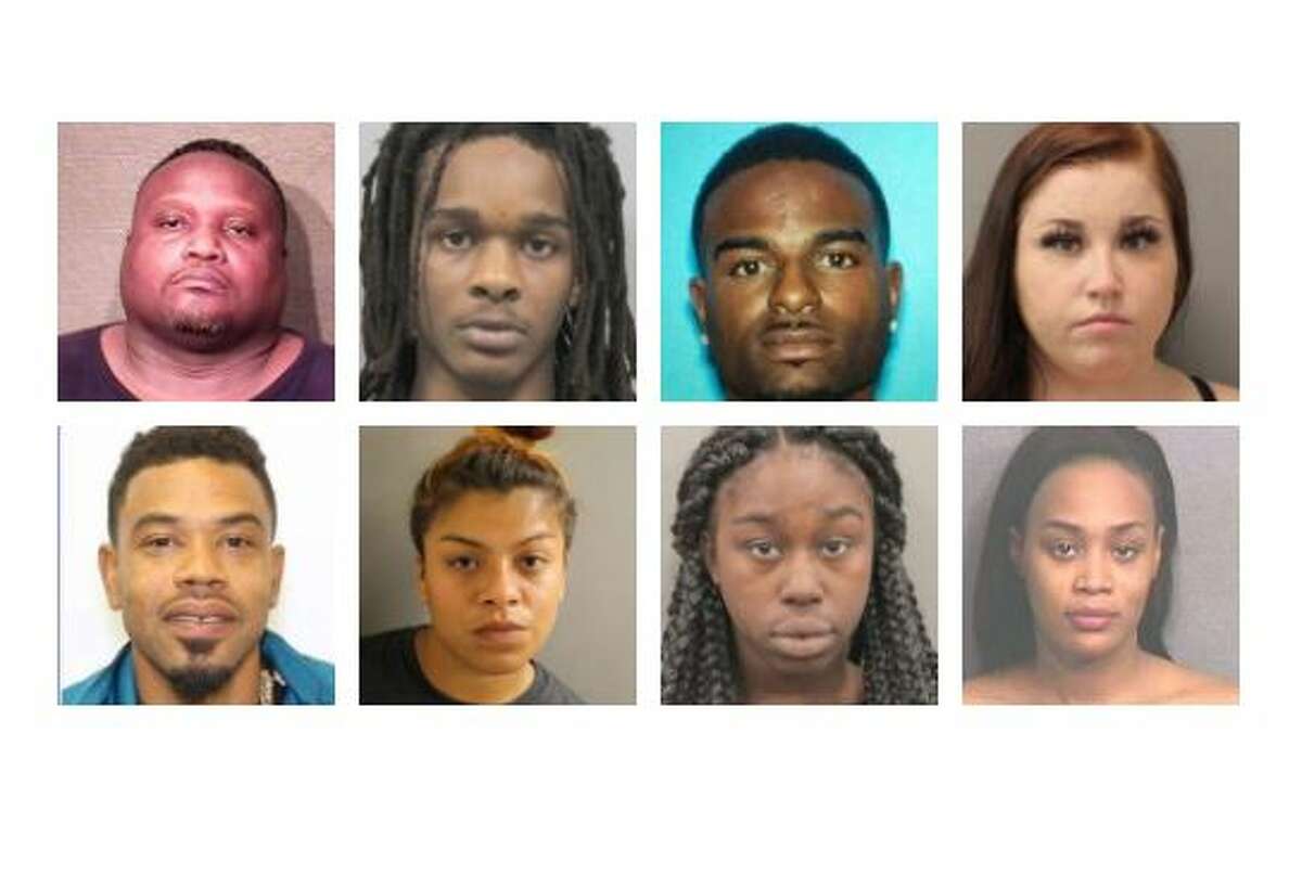 The names of the fugitives are Rahsaan Joshua Benton, Otis Calvin Berry, Willie James Brumfield, Imani Jean-Marie Cole, Mikia Collins, Kourtney Michelle Dean, Ashley Espinoza and Davian Samuel Rollins. They are accused of crimes that range from the trafficking of a child to aggravated robbery to prostitution