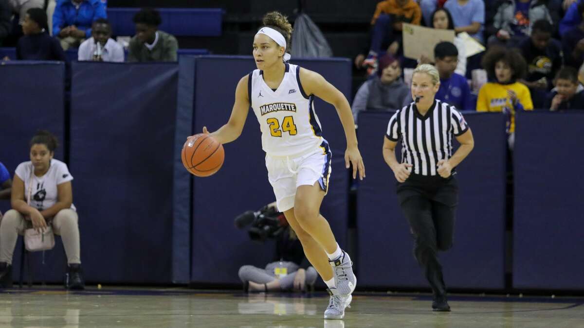 Columbia High graduate Selena Lott of the Marquette women's basketball team. (Courtesy of Marquette athletic department)