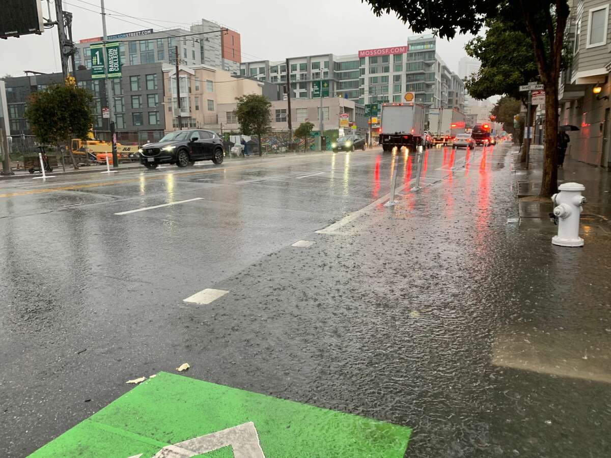 Rainfall totals San Francisco records more than an inch