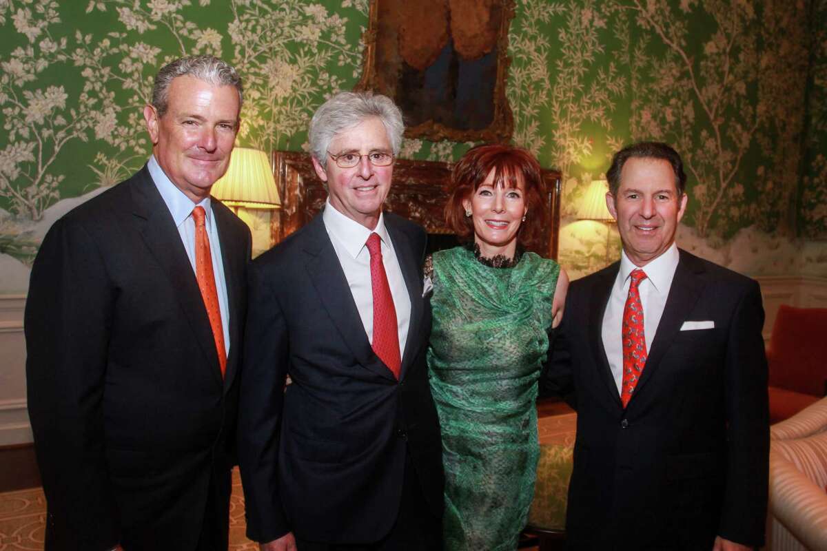 Chairs Al Walker, from left, Tom Wessel, Marcy Taub and Kitch Taub at the Jubilee of Caring gala at River Oaks Country Club on January 15, 2020.