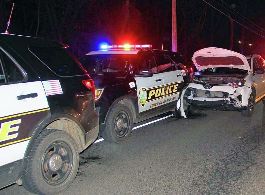 PD Driver under the influence hit Guilford police cruiser