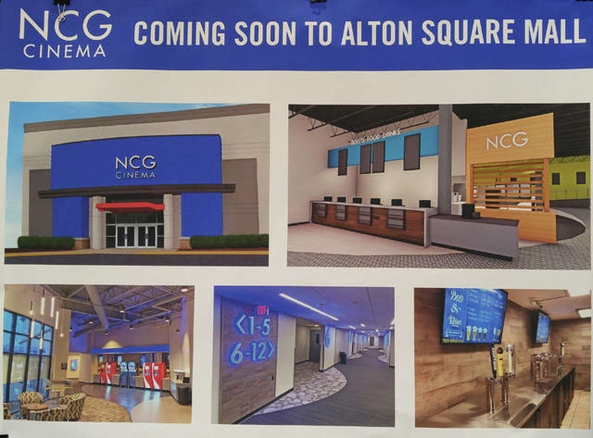 A movie theater is coming to Alton Square Mall this summer
