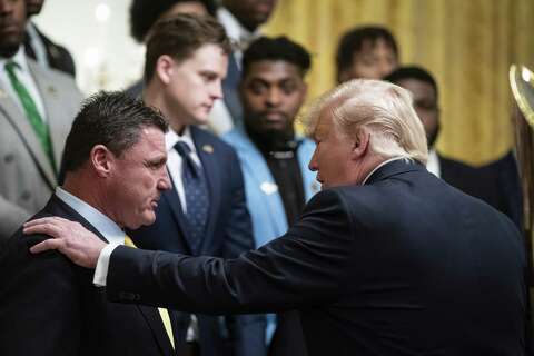Trump Welcomes National Champion Lsu To White House Houston