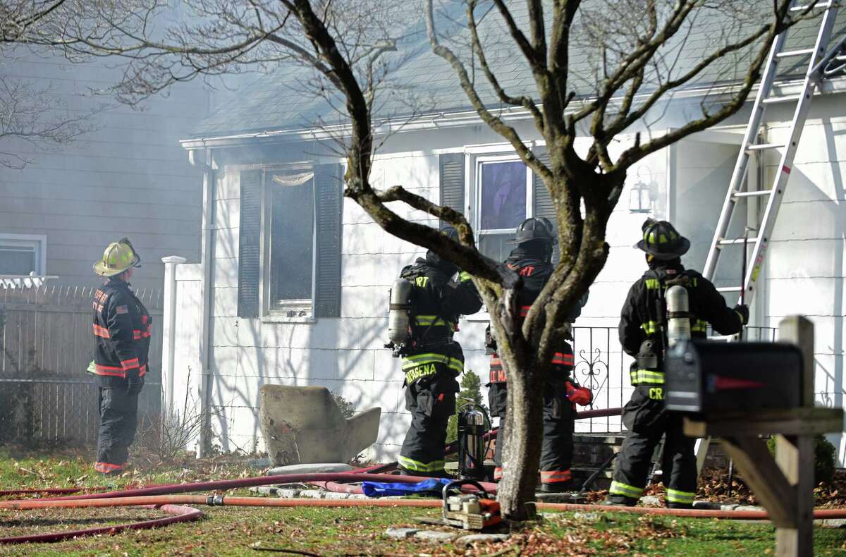 Westport firefighters battled blaze through wind, cold temps