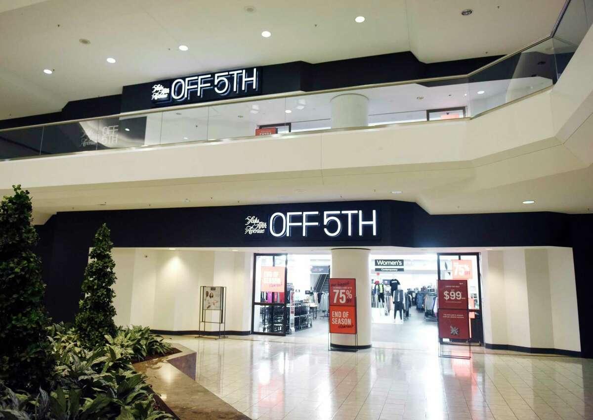 Saks Off 5th department store remains an anchor tenant at Stamford Town Center in Stamford, Conn.