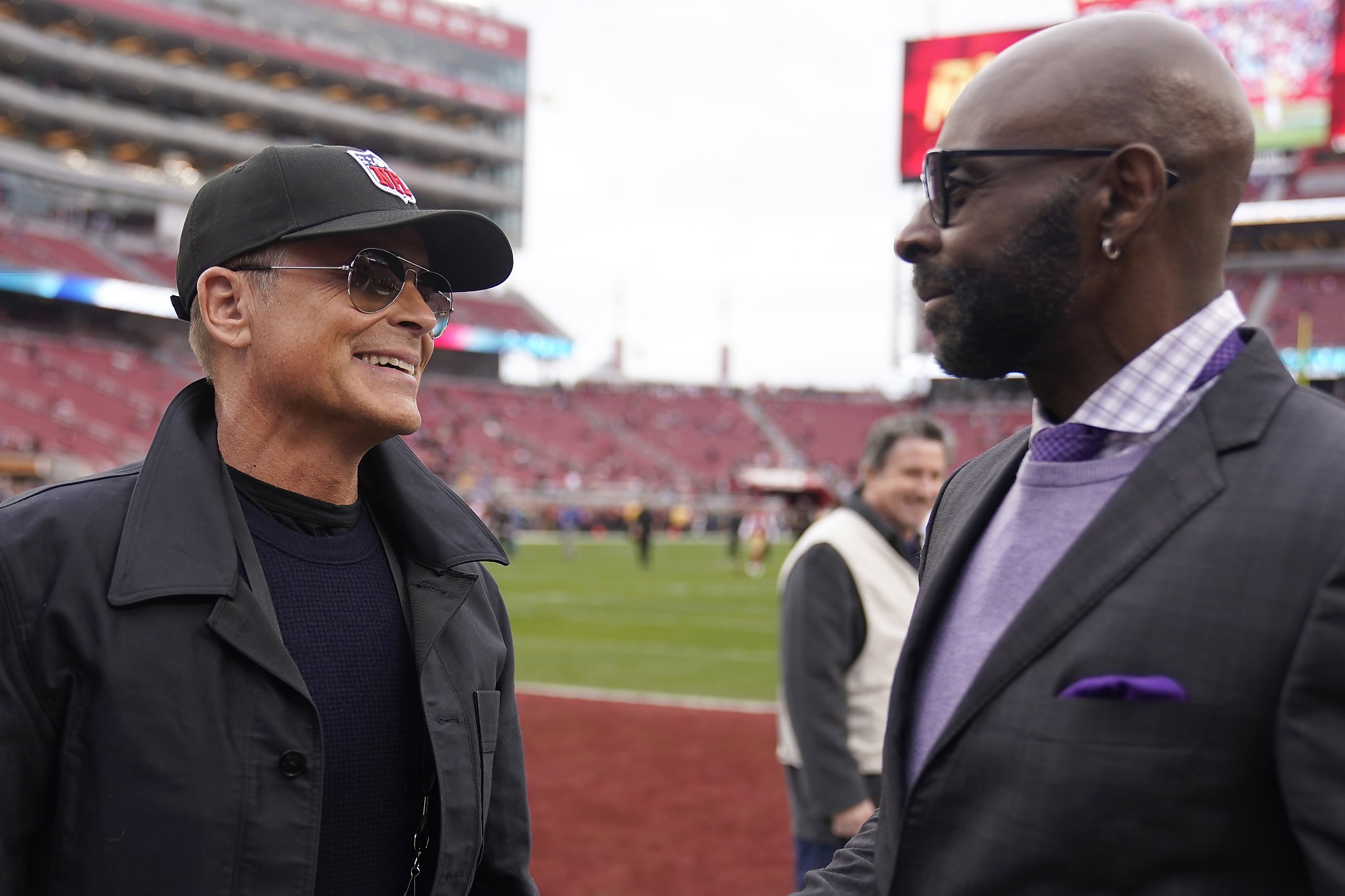 Clem on X: Rob Lowe wearing an NFL hat like the big NFL fan he is   / X