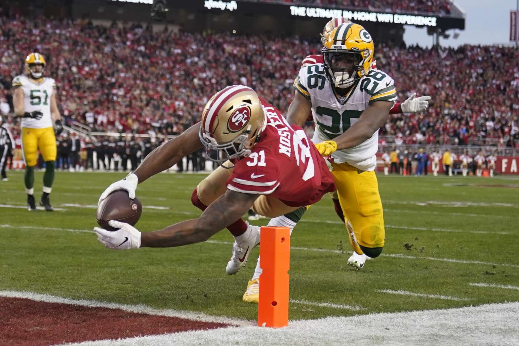 Raheem Mostert San Francisco 49ers v Green Bay NFC Championship 2020 Images