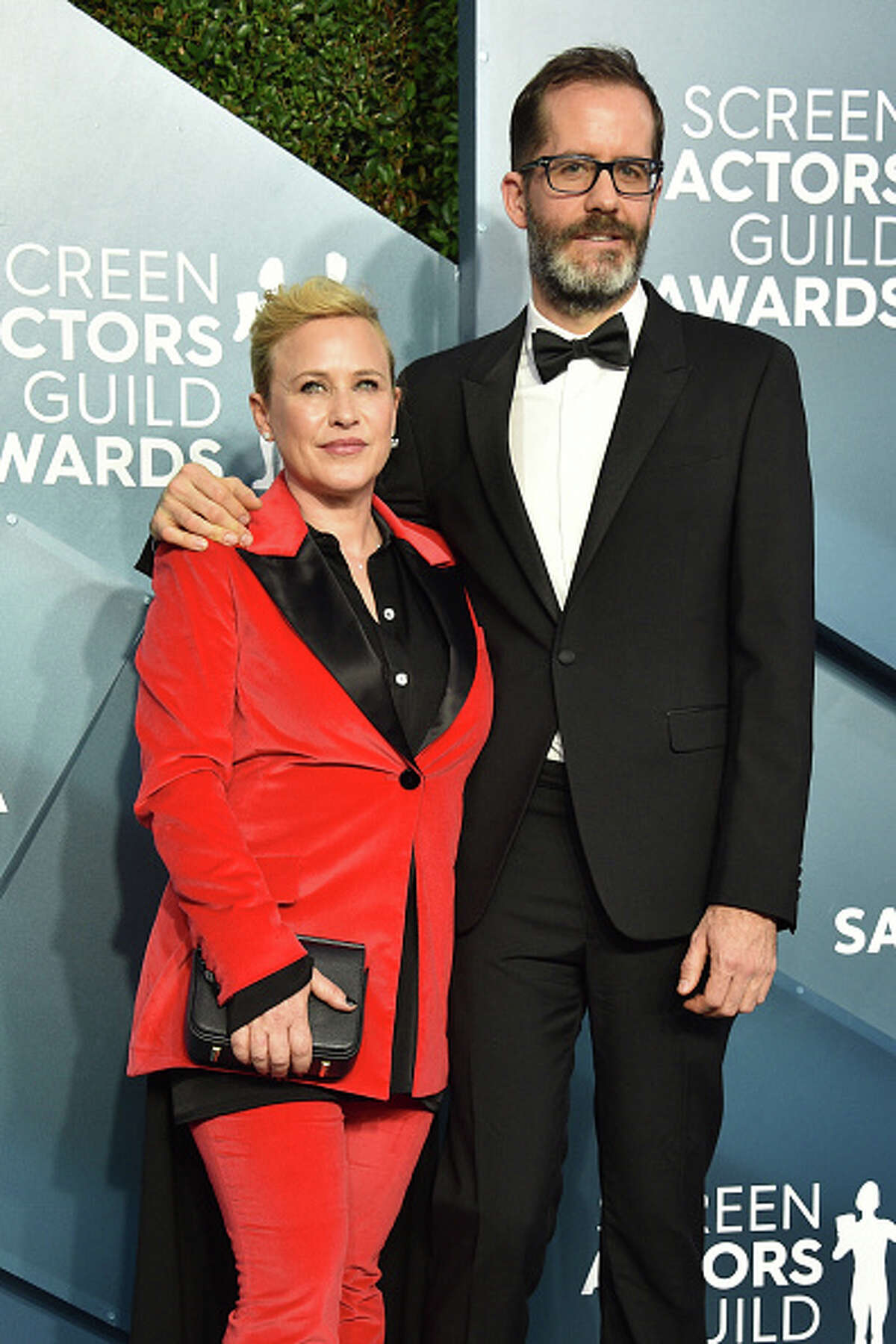 Patricia Arquette and Eric White attend the 26th Annual Screen Actors Guild Awards at The Shrine Auditorium on January 19, 2020 in Los Angeles, California. 721430 (Photo by Gregg DeGuire/Getty Images for Turner)