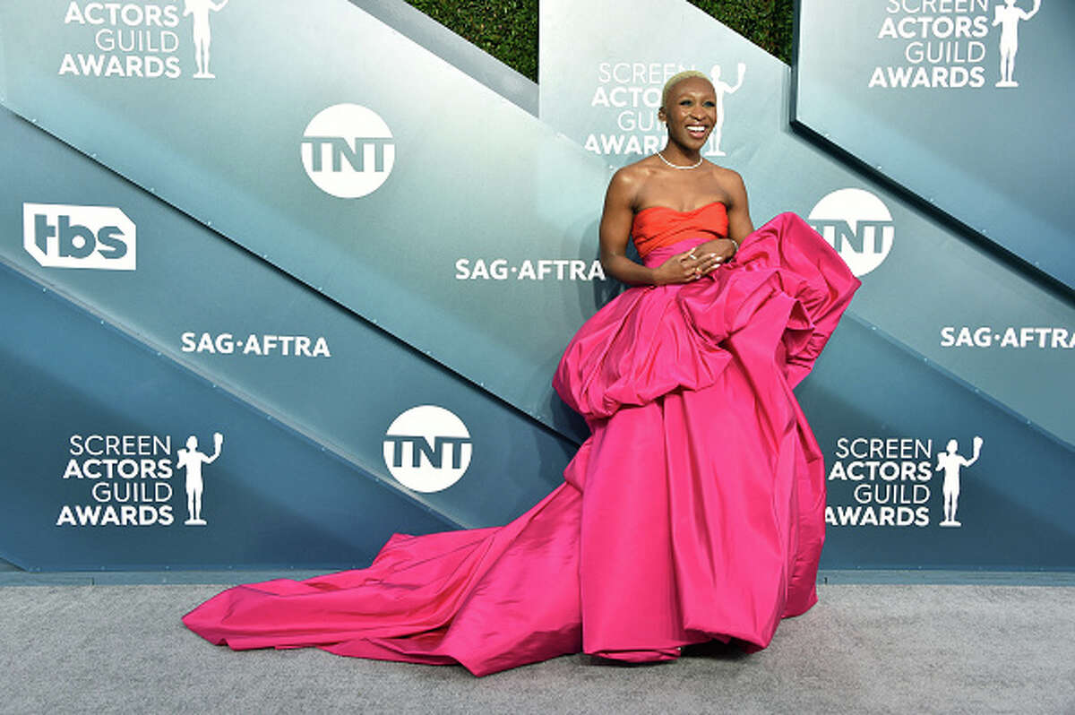 Cynthia Erivo attends the 26th Annual Screen Actors Guild Awards at The Shrine Auditorium on January 19, 2020 in Los Angeles, California. 721430 (Photo by Gregg DeGuire/Getty Images for Turner)