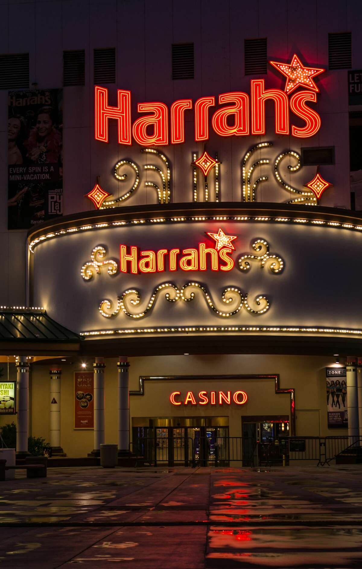 harrahs casinos near me show map