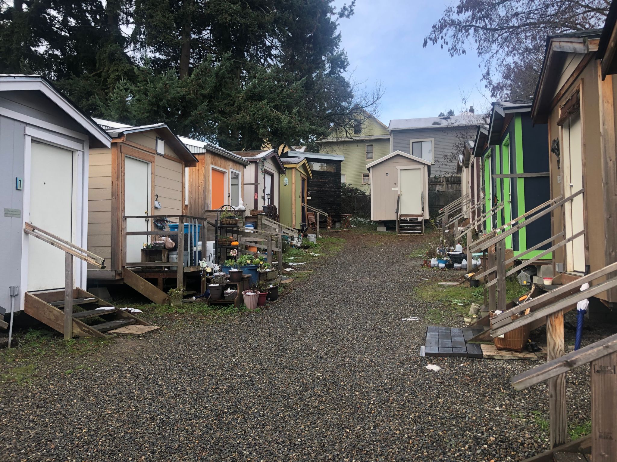 Seattle City Council Votes To Allow Up To 40 Tiny House Villages Transitional Encampments Seattlepi Com