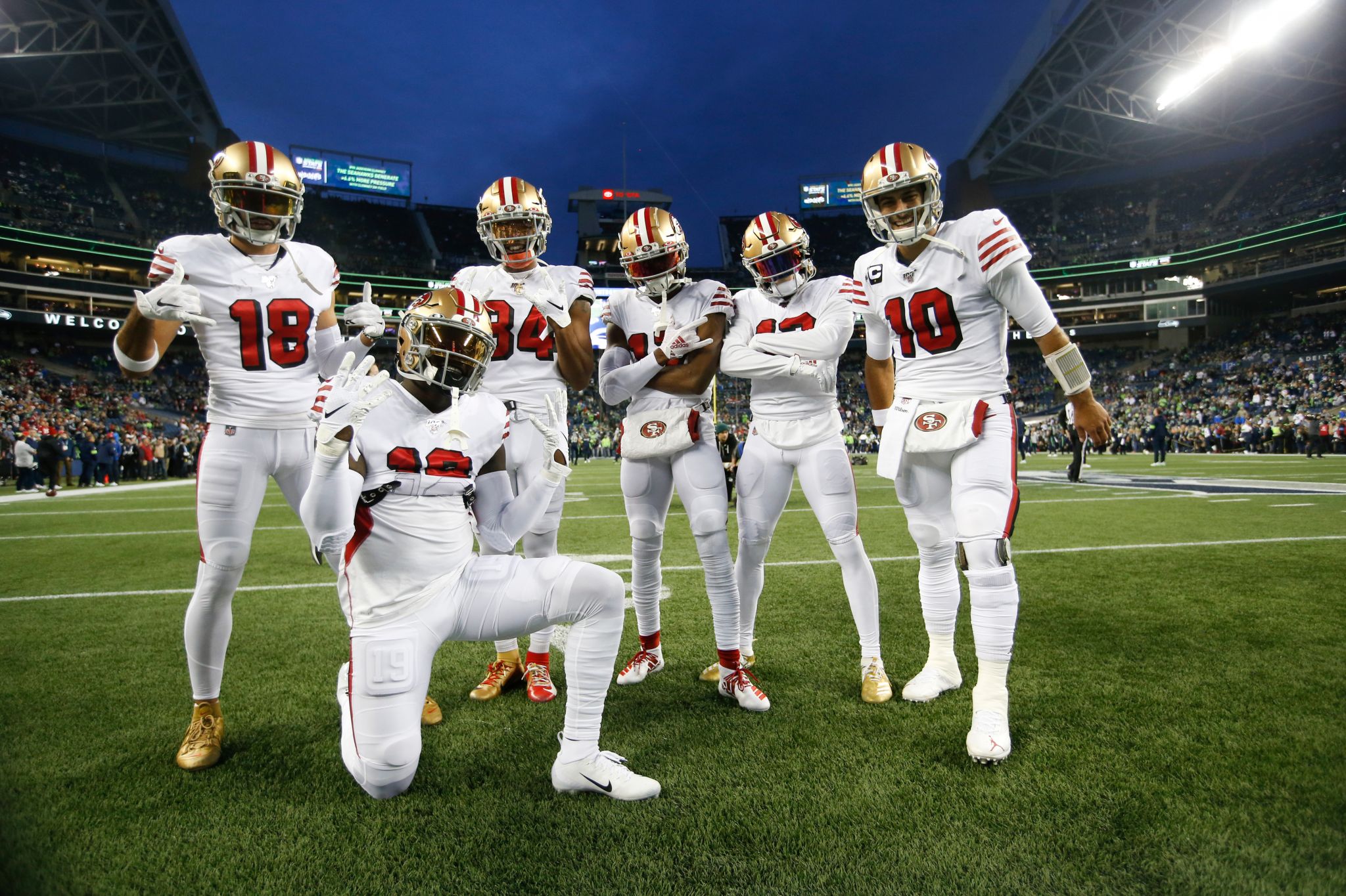 49ers uniforms: All white throwback jerseys come out vs. Panthers