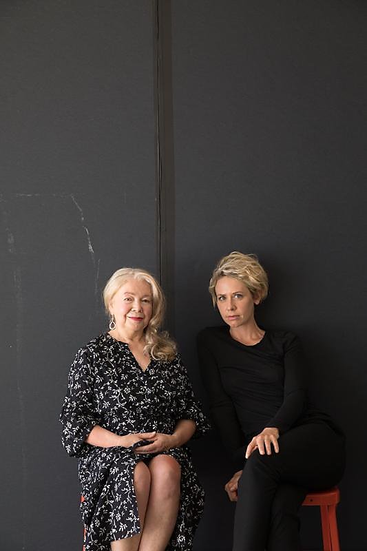 Marie Veronique Nadeau (left) of Marie Veronique and aesthetician Kristina Holey.