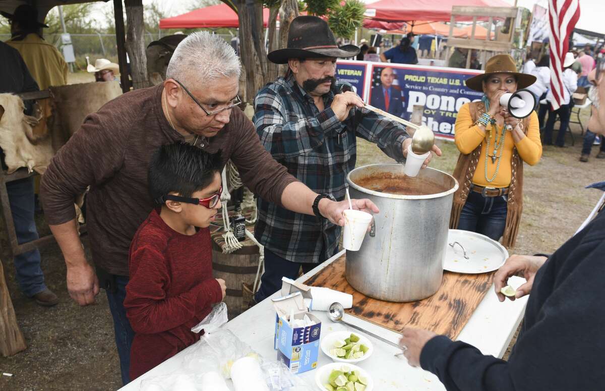 Local organizations participate in the 25th Crimestoppers Menudo Bowl as Laredoans grab samples of menudo to pick the Peopleâs Choice winner, Saturday, Jan. 18, 2020, at the L.I.F.E. grounds.