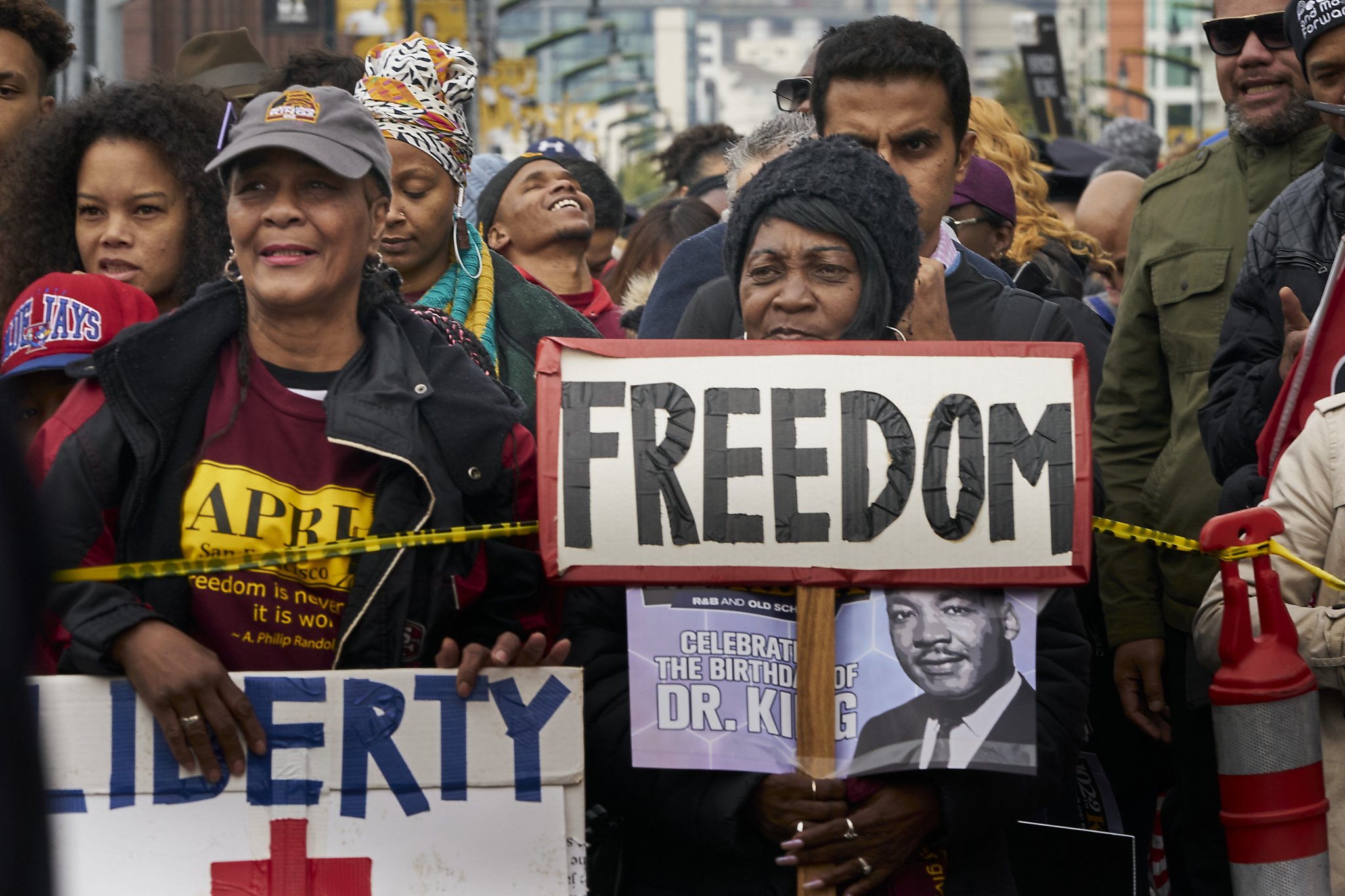 Annual MLK Day march in San Francisco brings out festive, determined crowd