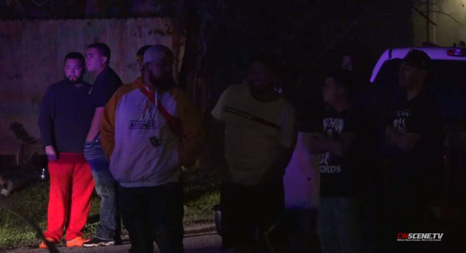 Two men were killed and another two injured Saturday, Jan. 18, after a shooting in the 700 block of Virgnia in South Houston. Photo: OnScene TV 