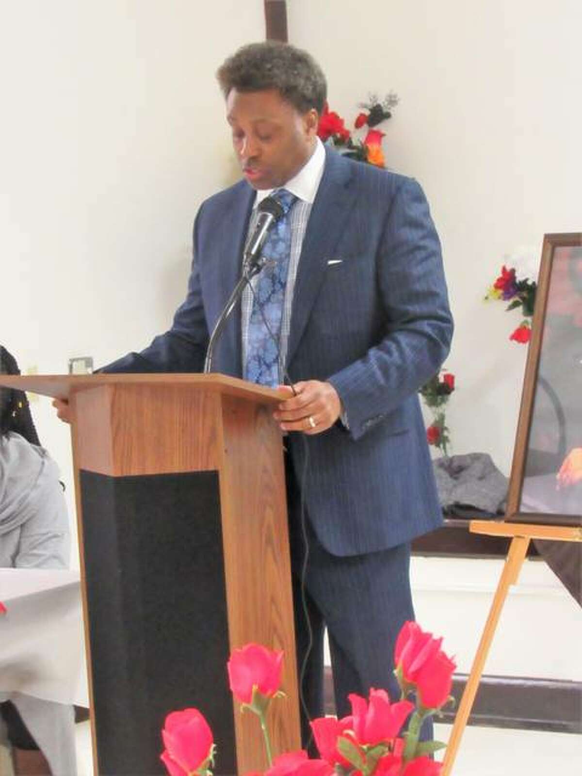 Jaxon Caffey speaks, students from East and West Elementary honored at