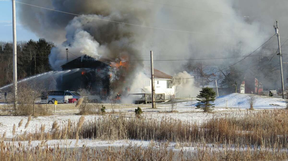 Fire heavily damages Delmar home