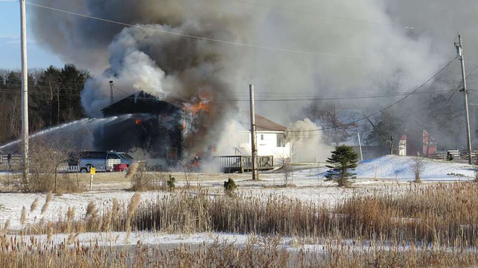 Fire heavily damages Delmar home