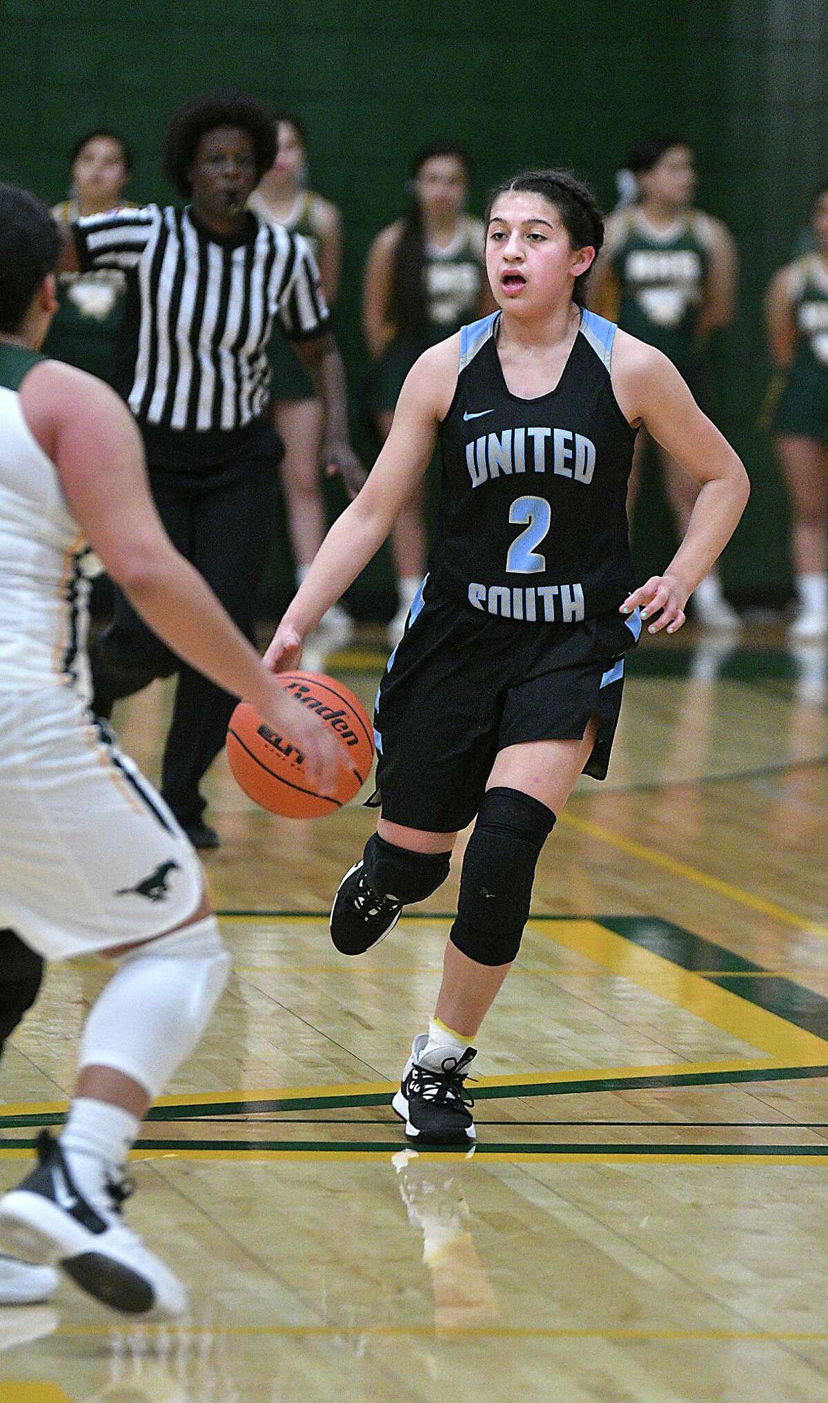 Angelina Lopez and the Lady Panthers defeated Nixon 51-47 Tuesday. Lopez led United South with 18 points in the win. For full coverage, visit LMTonline.com.