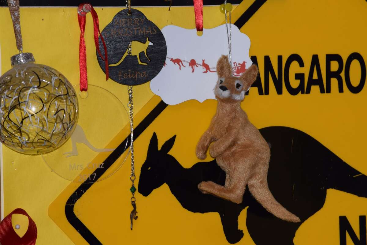 Kress Elementary secretary has extensive kangaroo collection